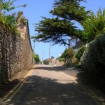 The road down to the village from Tregew